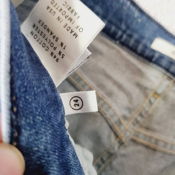 Grlfrnd Kendall High Rise Raw Hem Skinny Jeans 24 - Picture 6 of 9